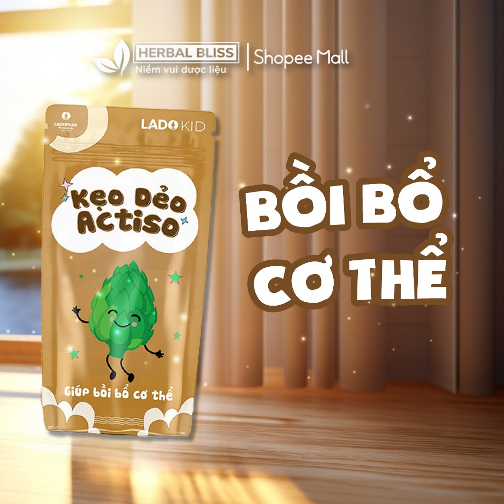 LADO KID KẸO DẺO ACTISÔ TÚI ZIP 40G