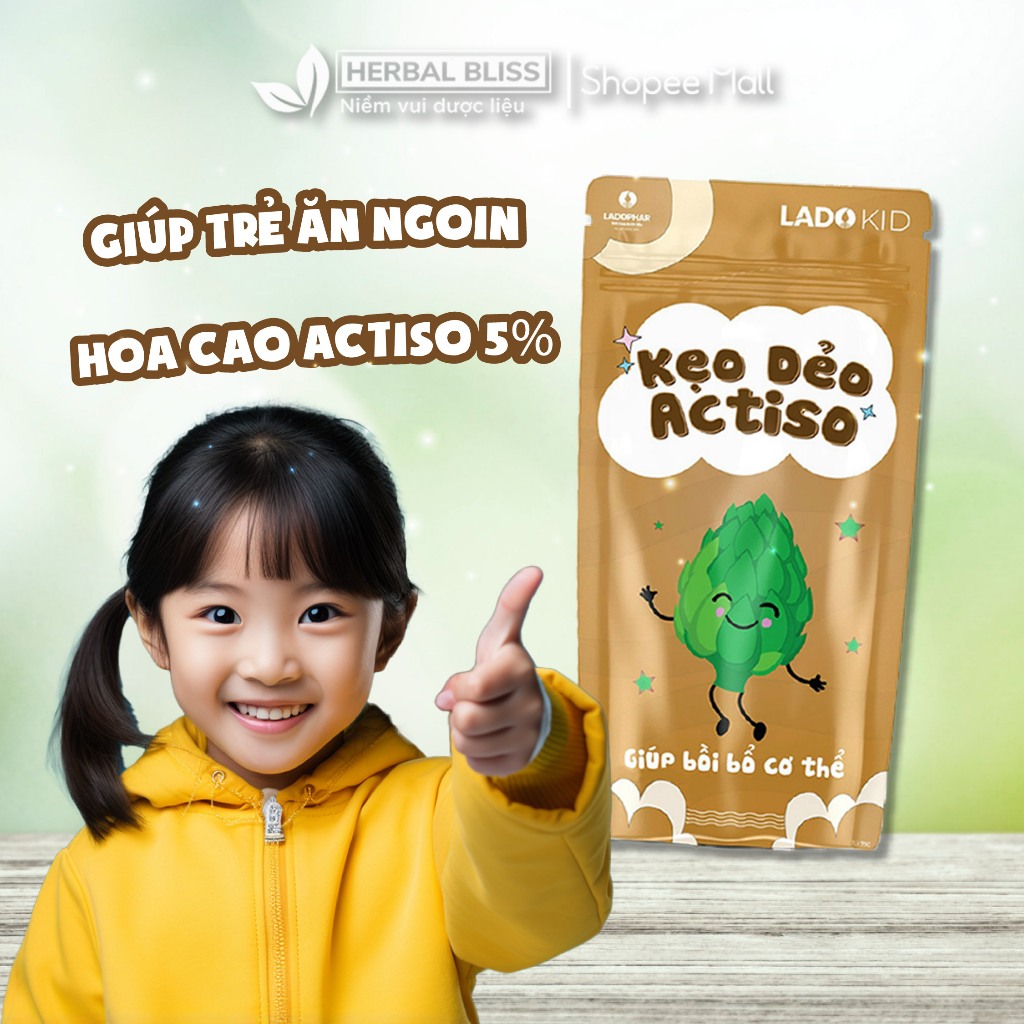 LADO KID KẸO DẺO ACTISÔ TÚI ZIP 40G