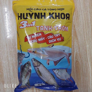 [SALE]01 GÓI MỒI CÁM HUỲNH KHOA CÂU CÁ SIÊU NHẠY- MỒI CÂU CÁ HUỲNH KHOA TRA,TRÊ,MÈ,CHÉP,RÔ PHI