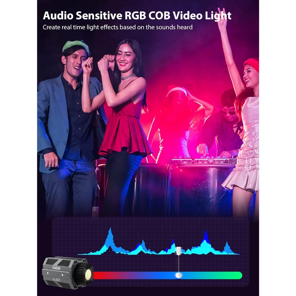 COLBOR CL60R  RGB LED Video light - Đèn Led Stuido Chuyên Nghiệp - Hàng Chính Hãng / Bảo Hành 12 Tháng