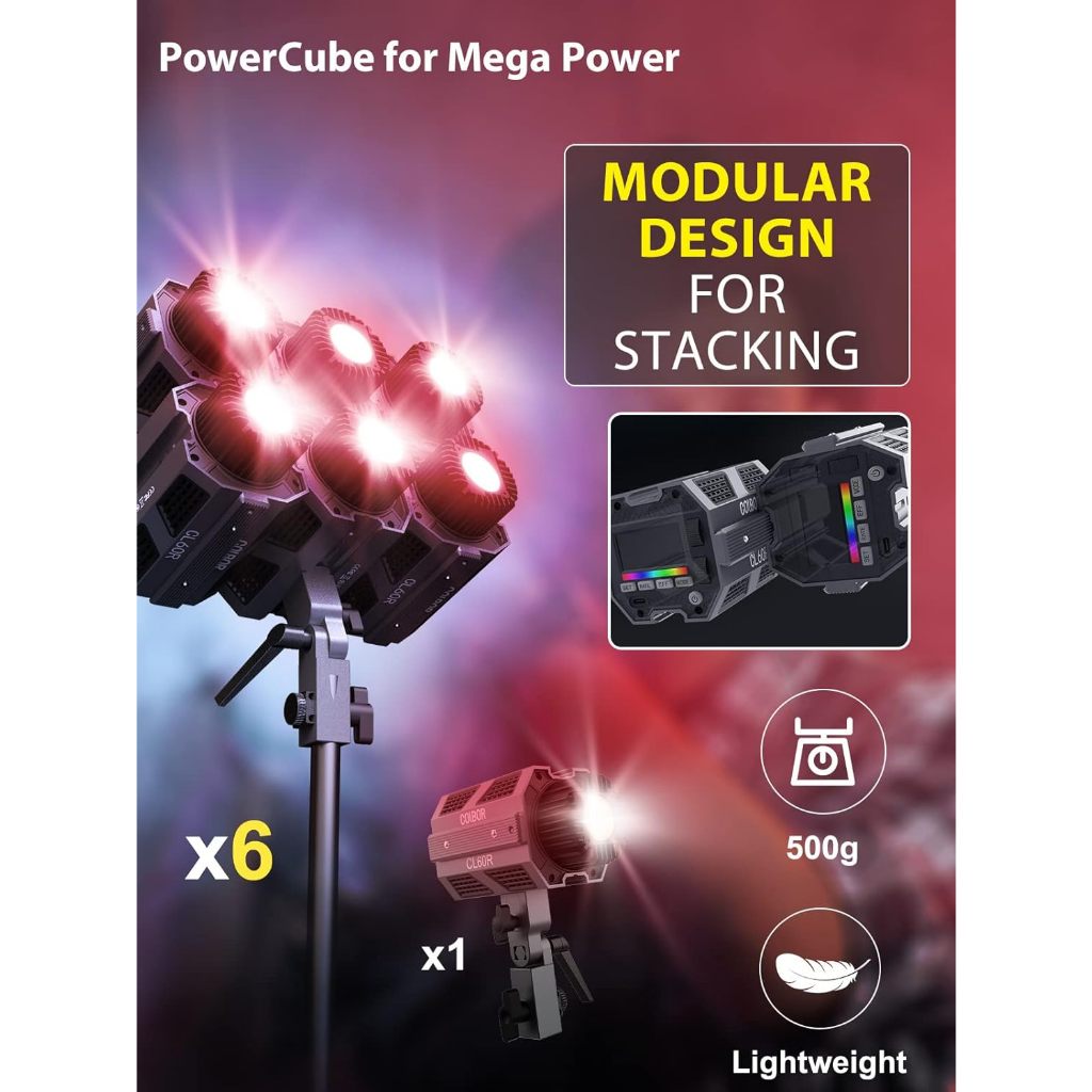 COLBOR CL60R  RGB LED Video light - Đèn Led Stuido Chuyên Nghiệp - Hàng Chính Hãng / Bảo Hành 12 Tháng