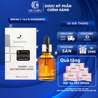 [Mã COSBAUH3 giảm 8% đơn 300K] SERUM VITAMIN C MỜ THÂM NÁM TRẮNG DA GOODNDOC VITAMIN C 16.5 DAILY WHITENING SERUM 30ml