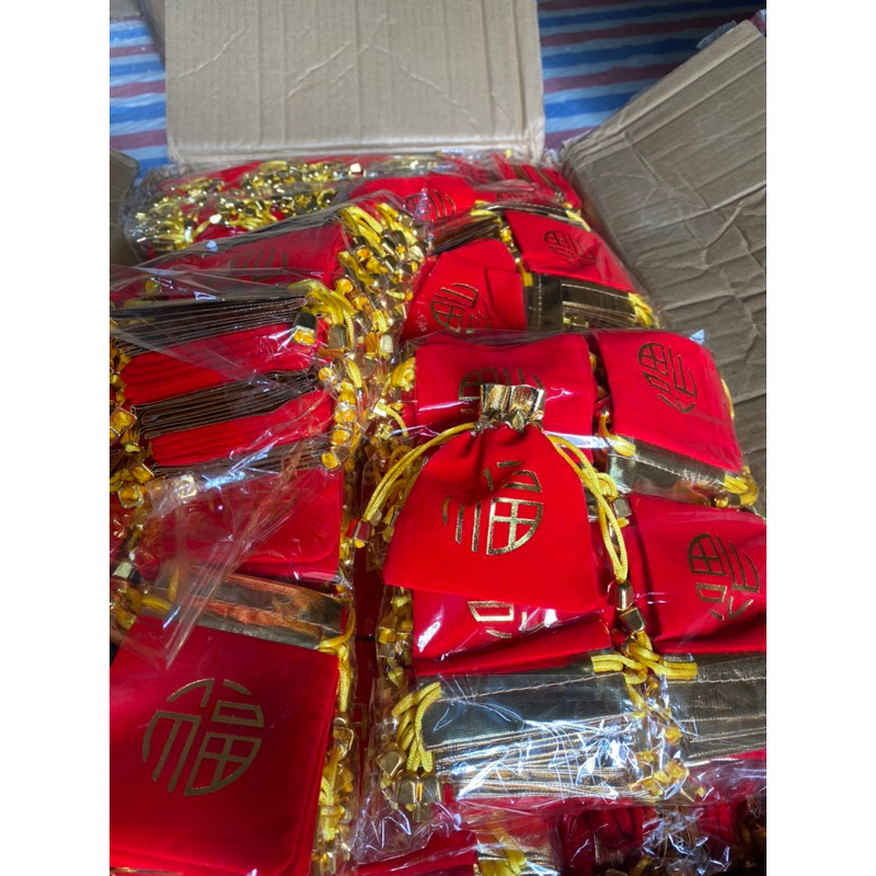 Túi nhung gấm có dây dút