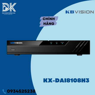 Đầu ghi hình kbvision 8 kênh kx-dai8108h3 chính hãng