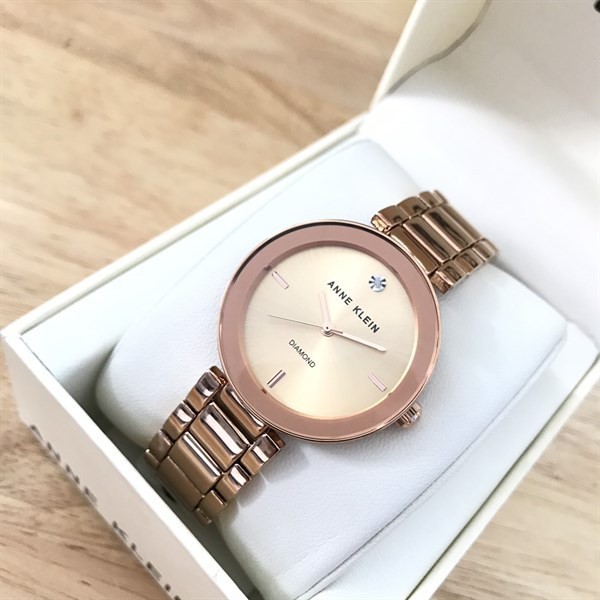 100% Auth full box  đồng hồ anne Klein