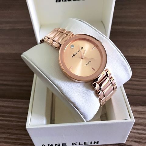 100% Auth full box  đồng hồ anne Klein