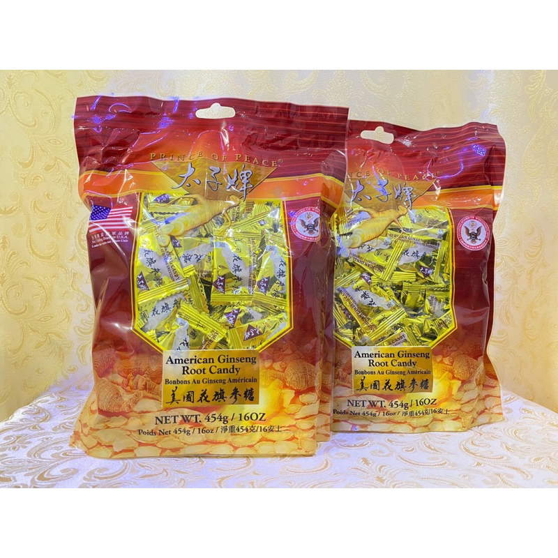 [USA] Kẹo sâm American Ginseng Candy 454g