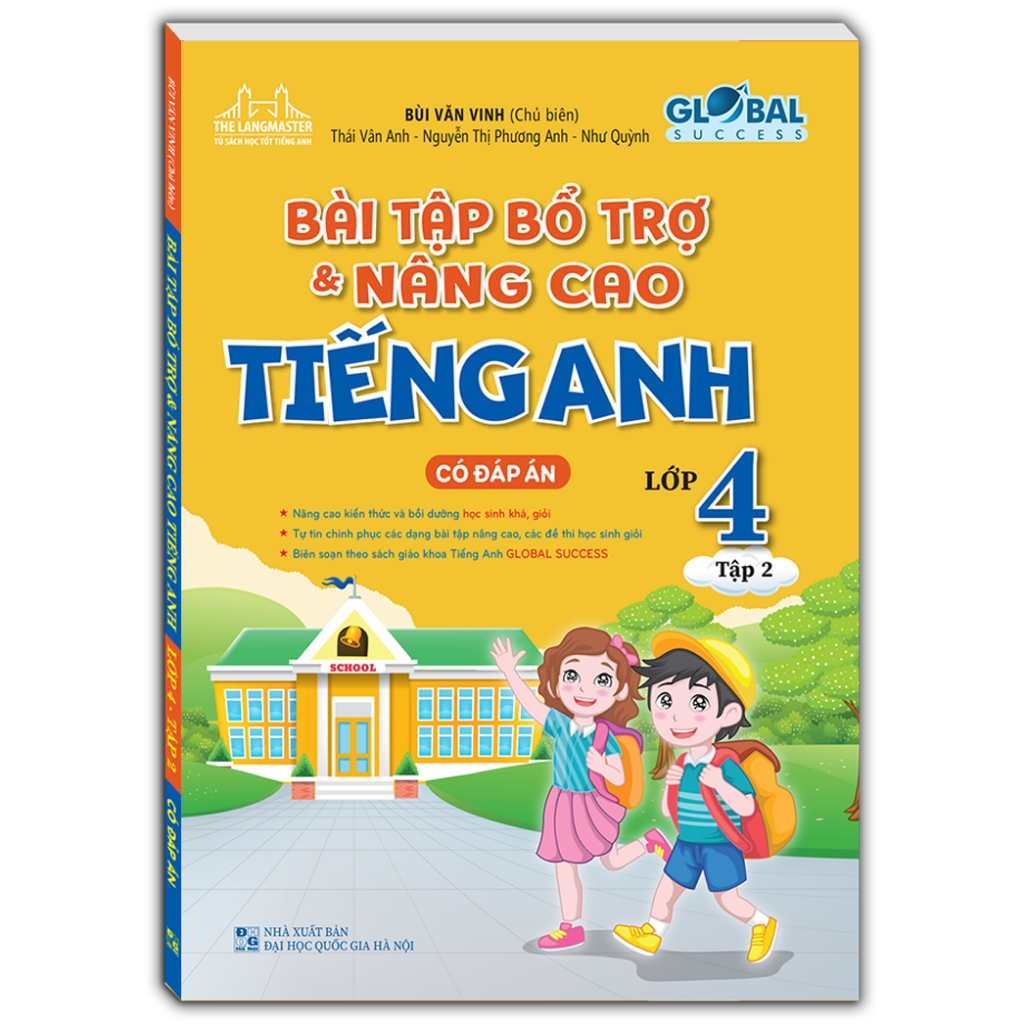 Sách - GLOBAL SUCCESS - Bài tập bổ trợ và nâng cao tiếng anh lớp 4 tập 2 (đáp án)
