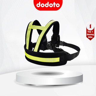 Đai xe máy an toàn cho bé 1-10 tuổi dodoto, đai ngồi xe máy trước, sau an toàn vải sợi polyester thoải mái thoáng mát