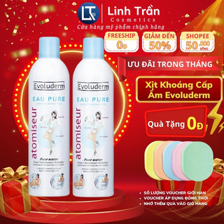 Xịt khoáng Evoluderm 200ml và 400ml Pháp chính hãng