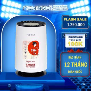Máy lọc không khí FujiHome AP12, màng lọc HEPA loại bỏ bụi mịn, cảm biến đo chất lượng không khí, BH 12 tháng toàn quốc