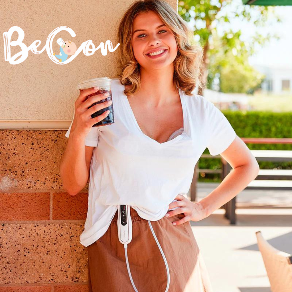 Máy hút sữa momcozy v2 shop BECON , rảnh tay, hút kiệt. mạnh, không đau đầu ti, hàng sẵn