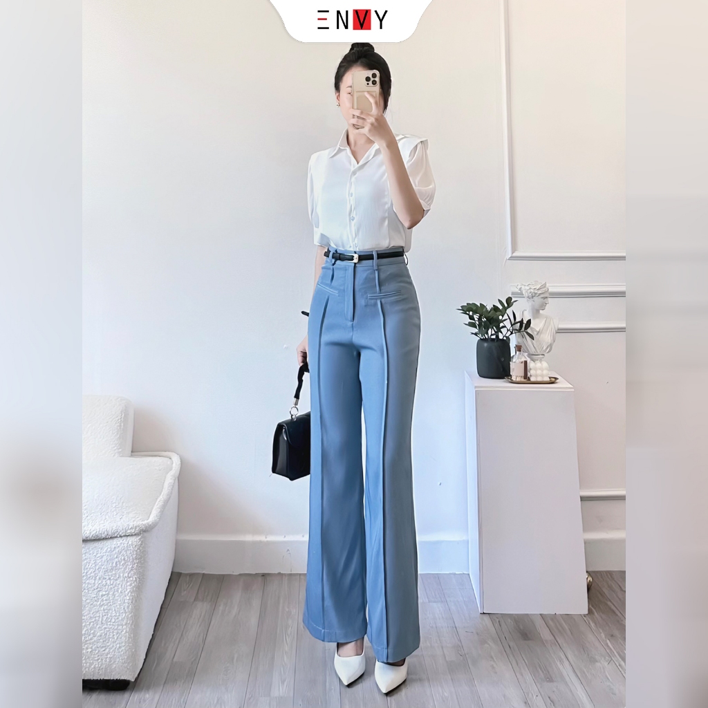 Quần Tây Nữ Lưng Cao Sang Trọng ENVY QK48