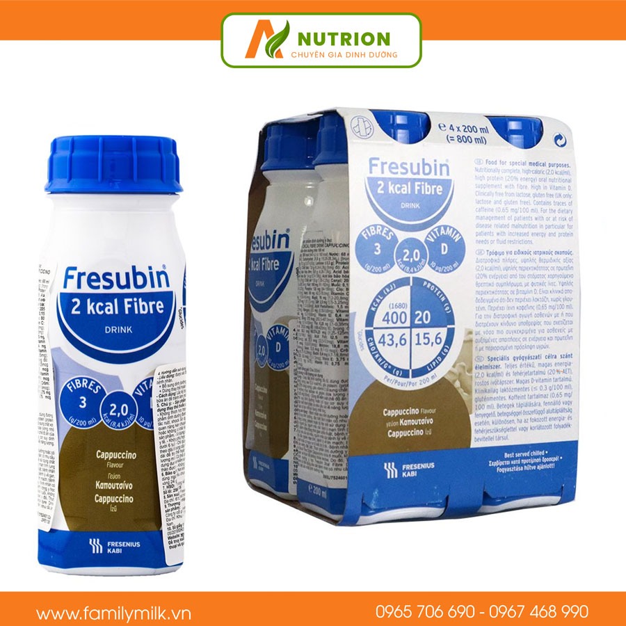 Thùng 24 chai Sữa cao năng lượng Fresubin 2kcal