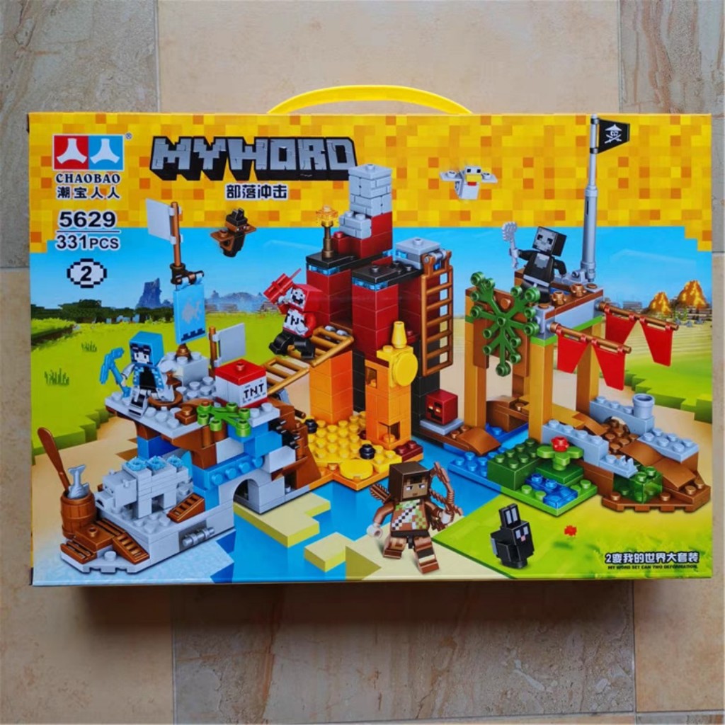 Đồ chơi xếp hình minecraft myword 5629 lắp ráp tàu hải tặc