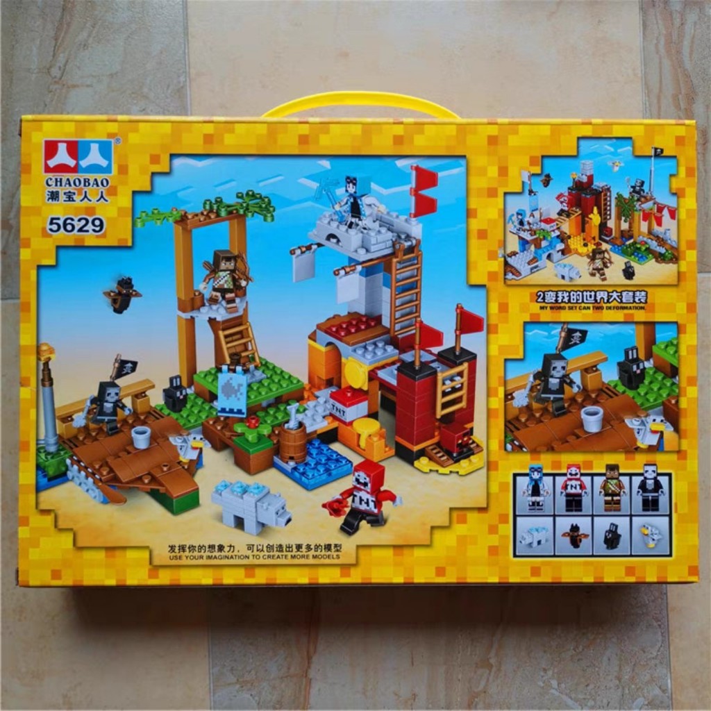 Đồ chơi xếp hình minecraft myword 5629 lắp ráp tàu hải tặc