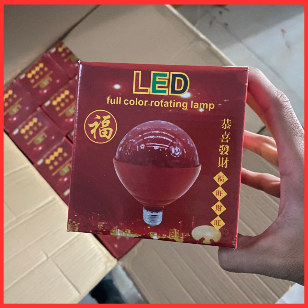 Bóng đèn LED E27 RGB nhiều màu sắc dùng trang trí lễ hội năm mới GOGIND