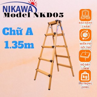 Thang nhôm gấp chữ A Nikawa NKD-05 chính hãng giá rẻ