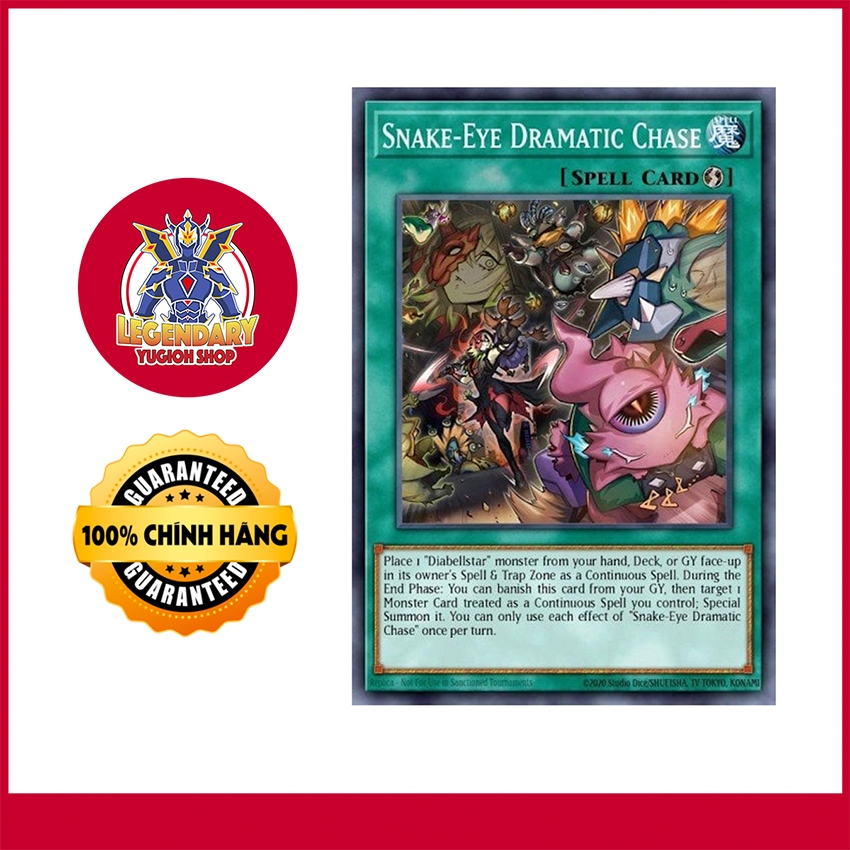 [Thẻ Bài Yugioh Chính Hãng]  Dramatic Snake-Eye Chase