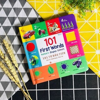 Sách: 101 từ đầu tiên: chữ số - hình dạng - màu sắc / 101 first words: numbers - shapes - colours