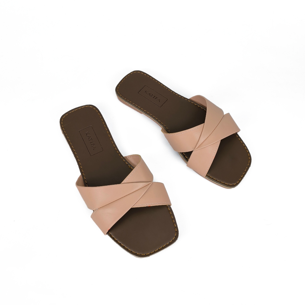 Combo HADU Basic Giày Sandal Cao Gót 5P HS502 Và Dép Bệt Nữ K116D Hàng Cao Cấp Bảo Hành 24T