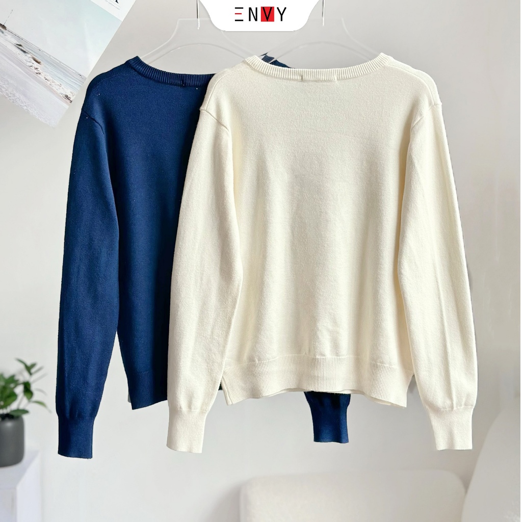 Áo khoác len nữ, áo cardigan thời trang ENVY AK108