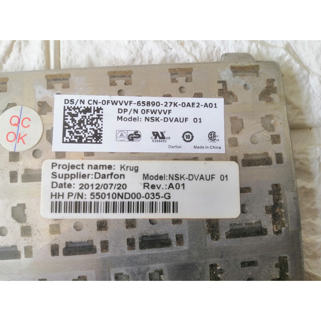 PHÍM LAPTOP DELL LATITUDE E5420 E5430