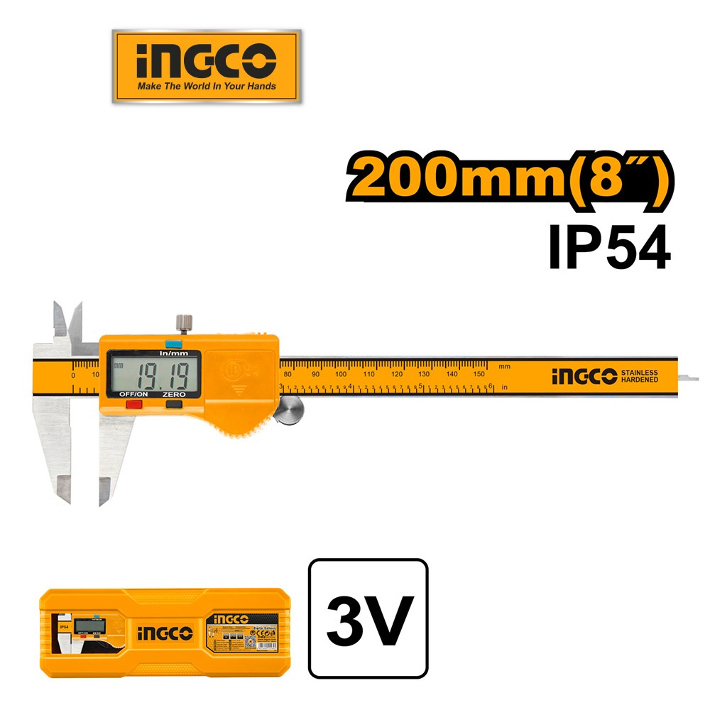 Thước kẹp điện tử  INGCO HDCP16150 150mm Super Select giá rẻ,  thước cặp điện tử 200mm HDCD28200 cao cấp chính hãng