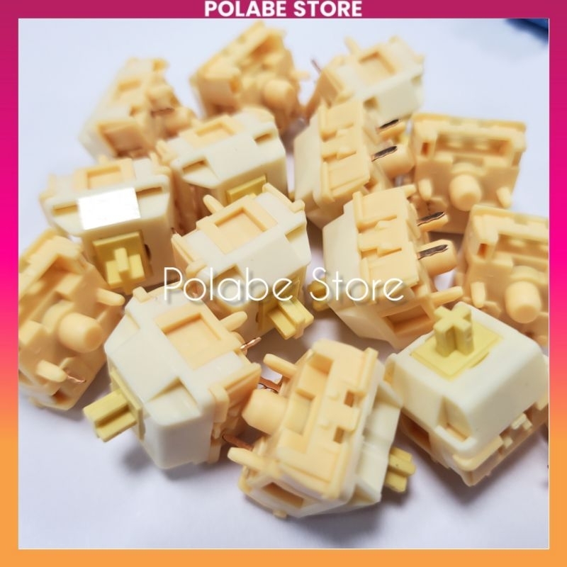 HMX Cheese Cloud linear switch bàn phím cơ Polabe Store
