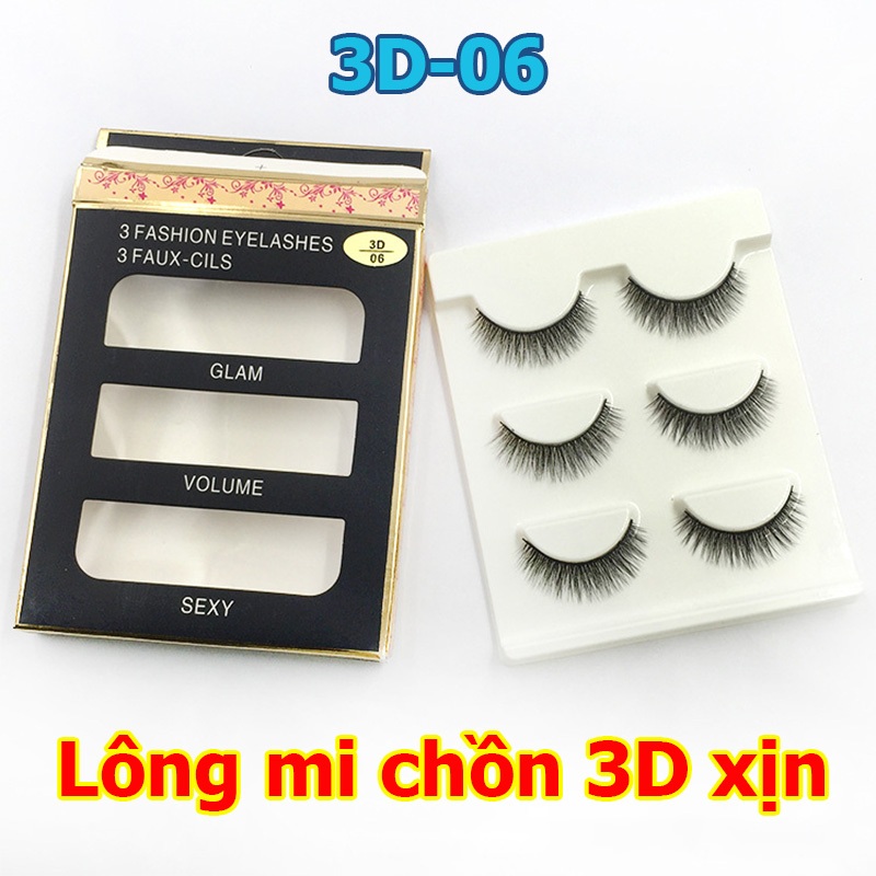 Lông mi chồn 3D số 06