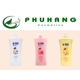 Sữa tắm e100 silky/tinh chất dê/hoa hồng 1200ml