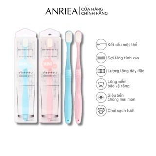 ANRIEA  Bàn chải đánh răng cao cấp bảo vệ nướu răng (màu ngẫu nhiên) - Chính hãng A13