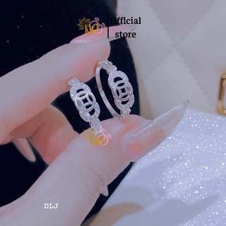 Nhẫn nữ bạc, nhẫn đồng xu may mắn