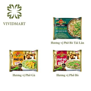 [GÓI LẺ] - ACECOOK - Phở Đệ Nhất 3 vị: bò, gà, phở đệ nhất đặc biệt bò tái lăn(65g-68g/gói) - Đệ Nhất Phở