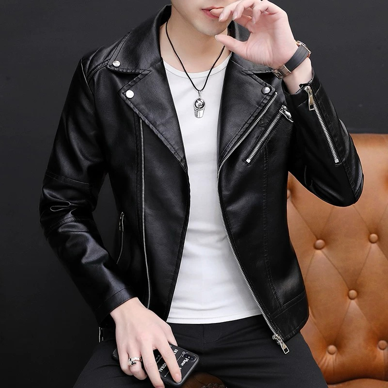 MÃ AK04_ÁO KHOÁC DA NAM NỮ UNISEX CHẤT MỀM DÁNG RỘNG THỜI TRANG THU ĐÔNG