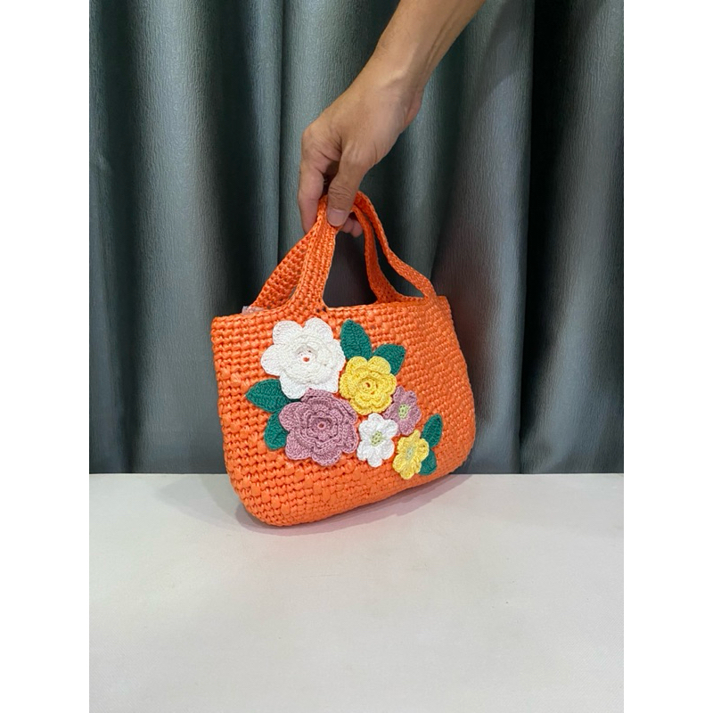 Túi xách tay si handmade của Nhật tái chế từ nilong