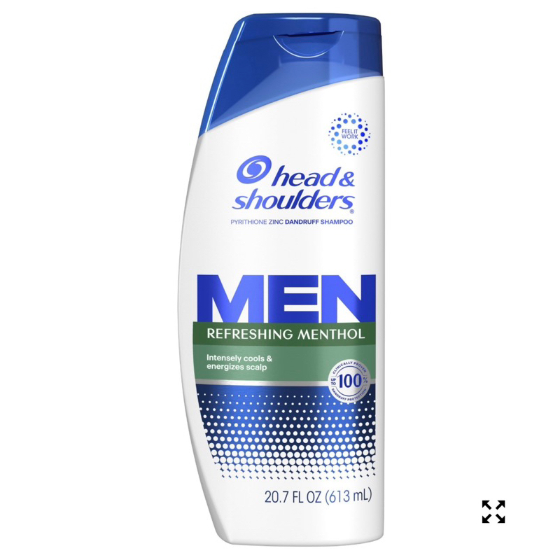 DẦU GỘI HEAD&SHOULDERS MEN MỸ - HƯƠNG BẠC HÀ 613ML