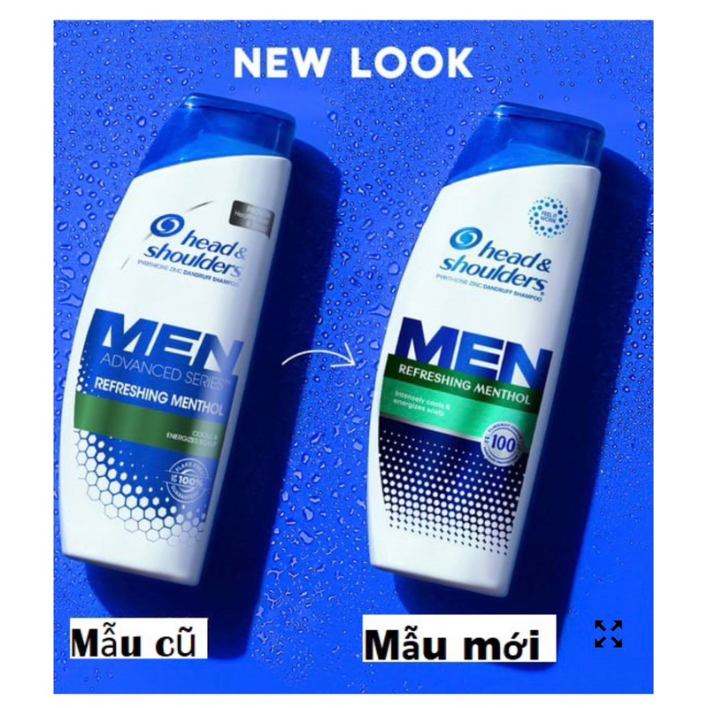 DẦU GỘI HEAD&SHOULDERS MEN MỸ - HƯƠNG BẠC HÀ 613ML