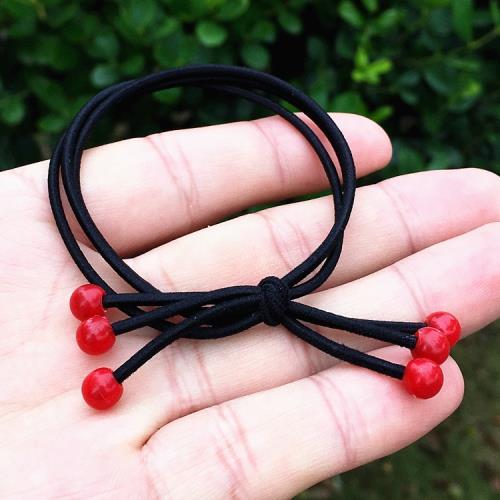 Dây cột tóc buộc tóc dễ thương hình cherry