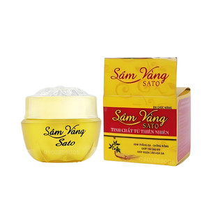 Kem sâm vàng sato trắng da thảo dược đông y 15g
