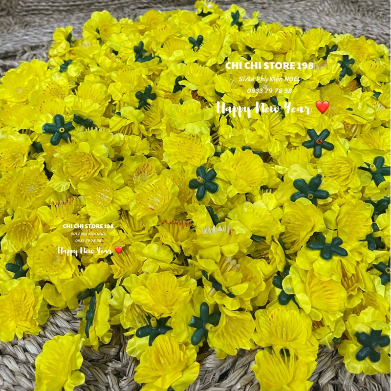 Sỉ 1kg hoa mai hoa đào giả - GIÁ GỐC