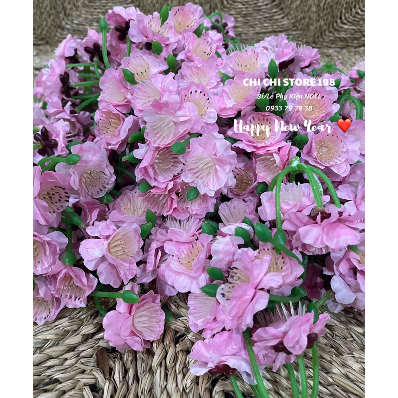 Sỉ 1kg hoa mai hoa đào giả - GIÁ GỐC