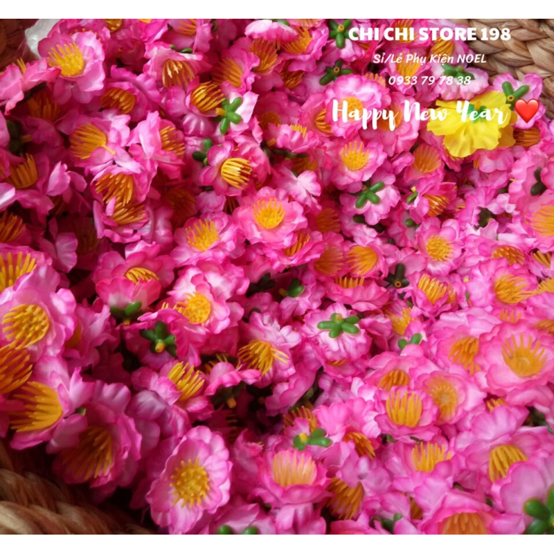 Sỉ 1kg hoa mai hoa đào giả - GIÁ GỐC