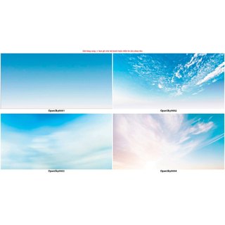 Tranh hồ cá Open Sky Bầu Trời Mở có keo sẵn