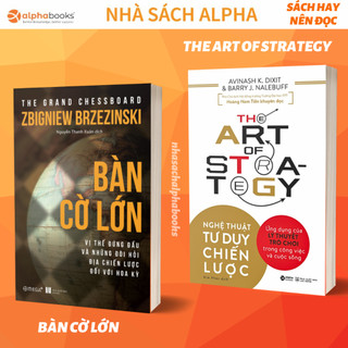 Lẻ/combo sách hay nên đọc: nghệ thuật tư duy chiến lược + bàn cờ lớn