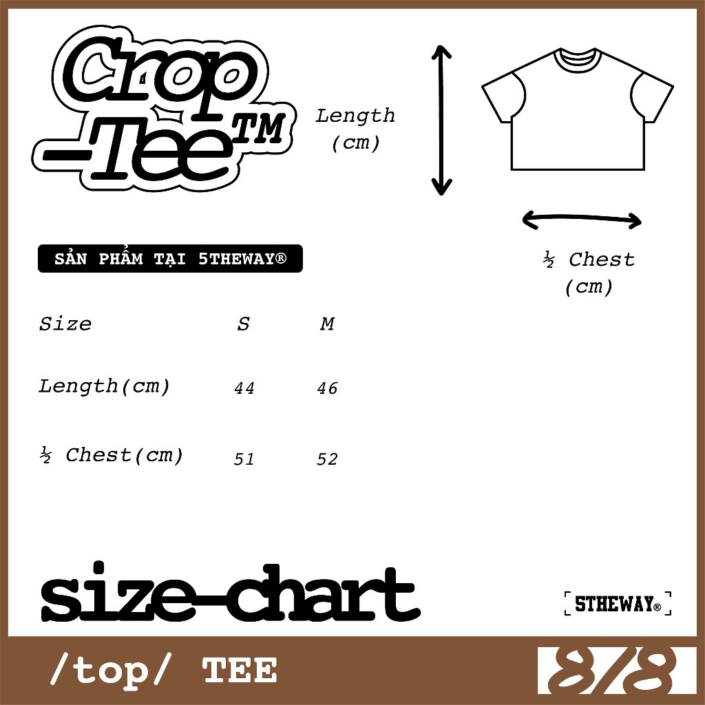 Áo thun croptop 5THEWAY /teddy bear/ CROP TEE