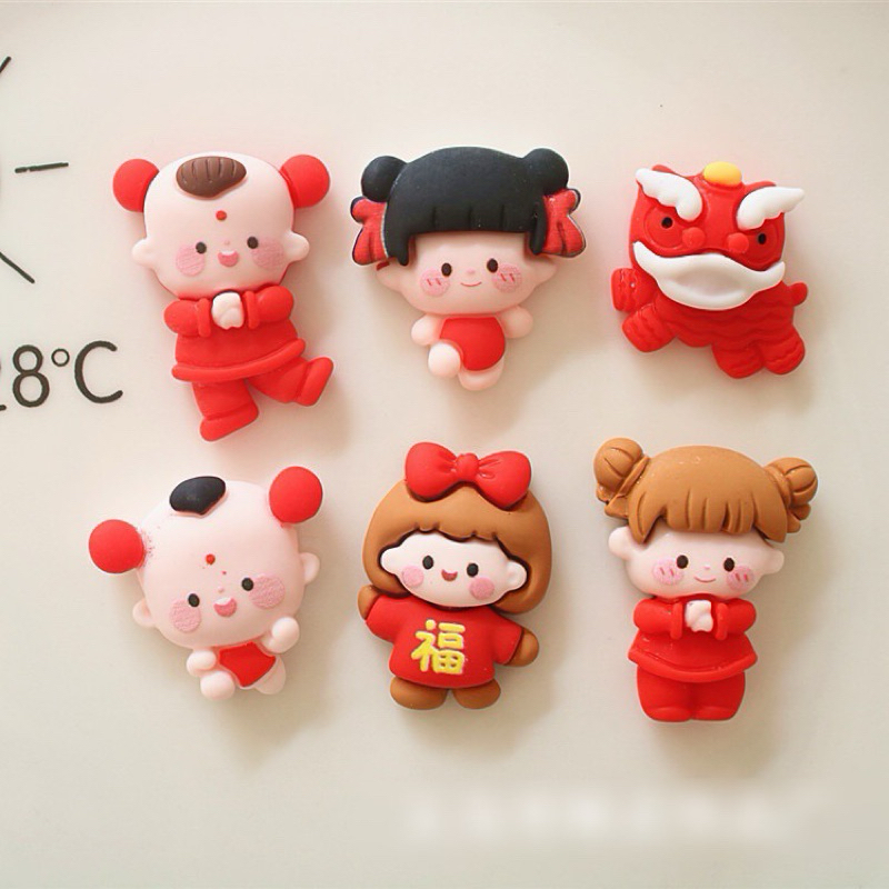 STICKER GẮN DÉP, CHARM CROCS TẾT  nhựa cứng gắn DÉP CROCS, CROSS, DÉP SỤC, dép Cá SẤU