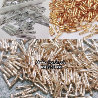Cườm ống trơn - ống xoắn 10mm 13mm gói 20g