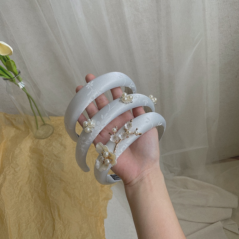 Mấn áo dài - Bờm cài tóc em bé Tiệm Su