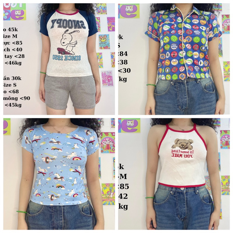 Áo baby tee 2hand